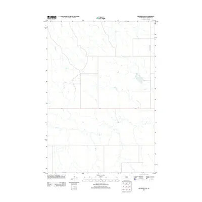 2012 Map of Bedners Dam, 2012 Print