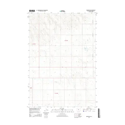 2015 Map of Bedners Dam, 2015 Print