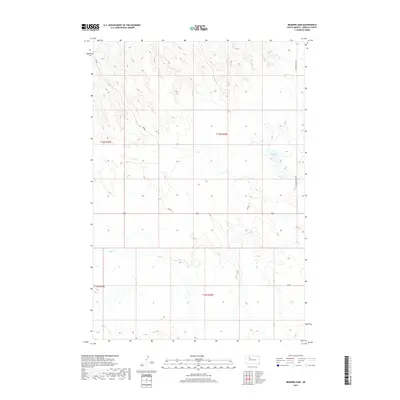 2017 Map of Bedners Dam, 2017 Print