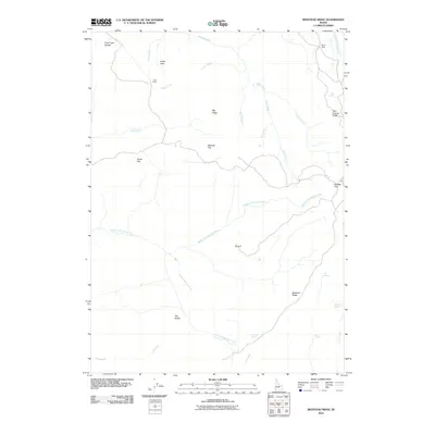 2010 Map of Bedstead Ridge, 2010 Print