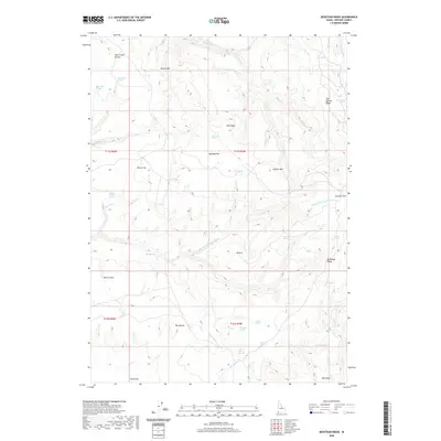 2020 Map of Bedstead Ridge, 2020 Print