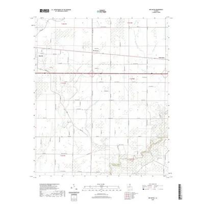 2020 Map of Bee Bayou, 2020 Print