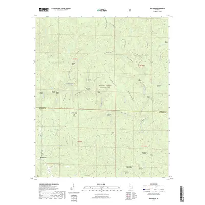 2018 Map of Bee Branch, 2018 Print
