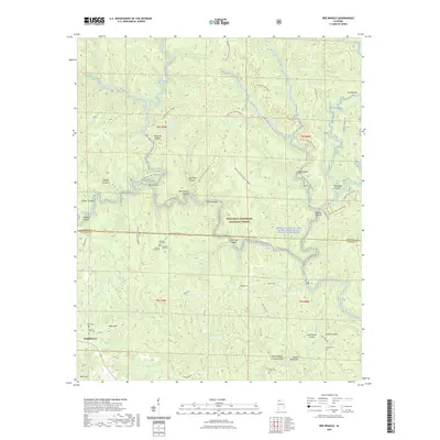 2021 Map of Bee Branch, 2021 Print