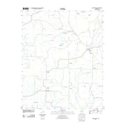 2011 Map of Bee Branch, 2011 Print