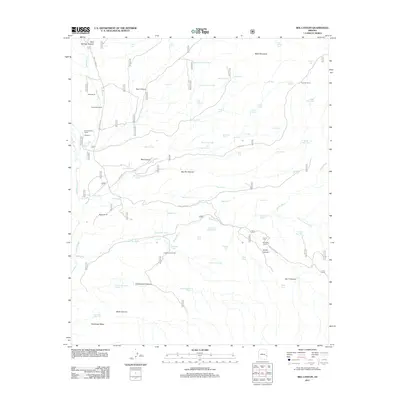 2011 Map of Bee Canyon, 2011 Print