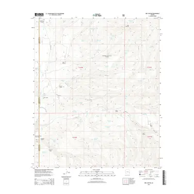 2014 Map of Bee Canyon, 2014 Print