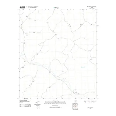 2010 Map of Bee Canyon, 2010 Print