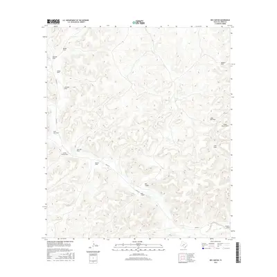 2016 Map of Bee Canyon, 2016 Print