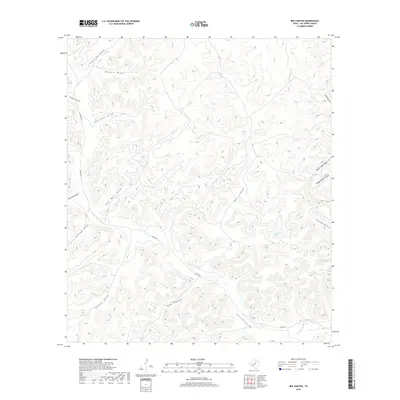 2019 Map of Bee Canyon, 2019 Print