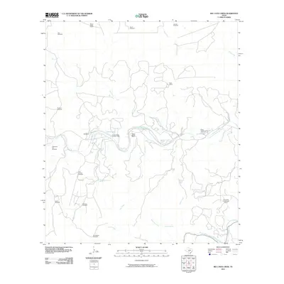 2010 Map of Bee Caves Creek, 2010 Print