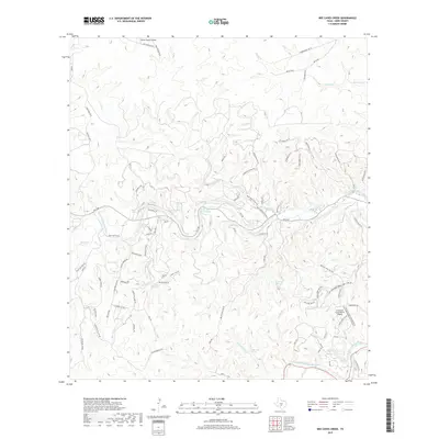 2019 Map of Bee Caves Creek, 2019 Print