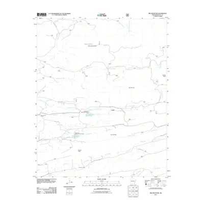 2011 Map of Bee Mountain, 2011 Print