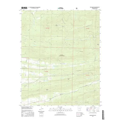 2017 Map of Bee Mountain, 2017 Print