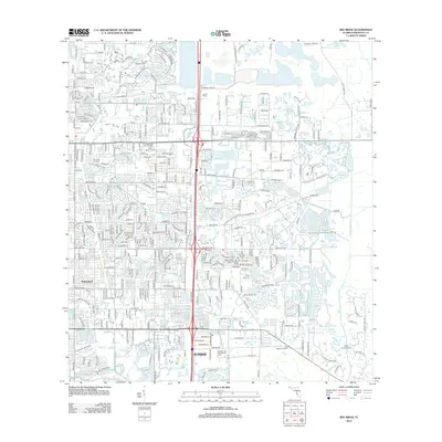 2012 Map of Bee Ridge, 2012 Print