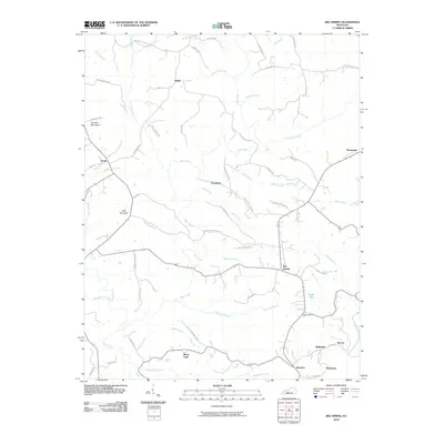 2010 Map of Bee Spring, 2010 Print