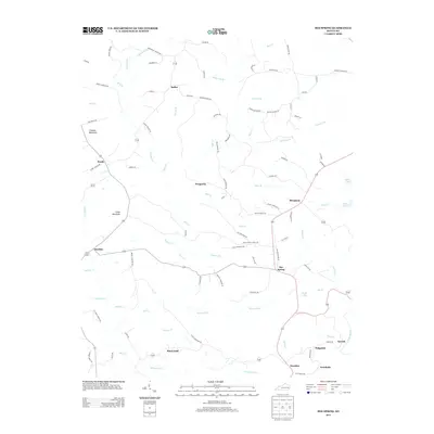 2013 Map of Bee Spring, 2013 Print