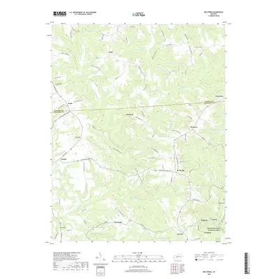 2019 Map of Bee Spring, 2019 Print