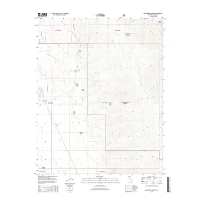 2015 Map of Bee Springs Canyon, 2015 Print