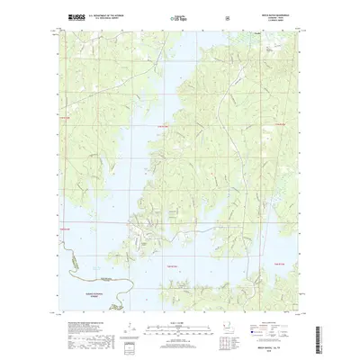 2018 Map of Beech Bayou, 2018 Print