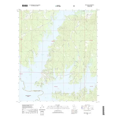 2020 Map of Beech Bayou, 2020 Print