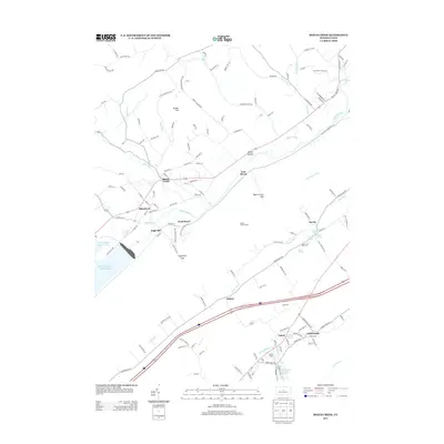 2013 Map of Beech Creek, 2013 Print