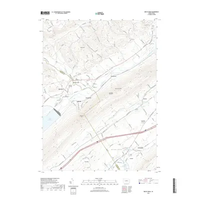 2019 Map of Beech Creek, 2019 Print