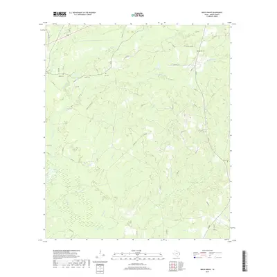 2019 Map of Beech Grove, 2019 Print