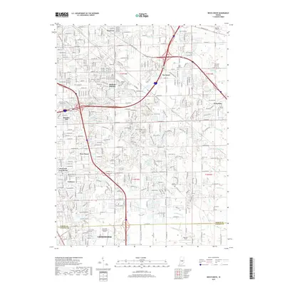2019 Map of Beech Grove, 2019 Print
