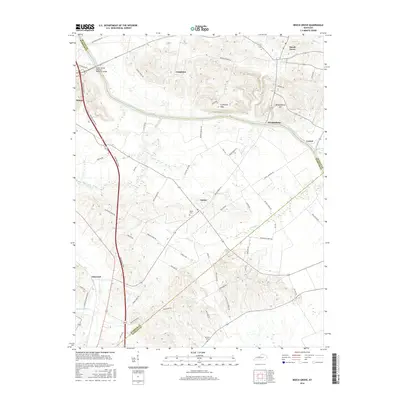 2016 Map of Beech Grove, 2016 Print