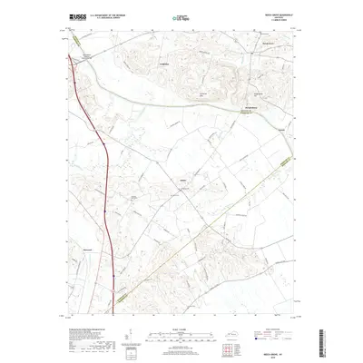 2019 Map of Beech Grove, 2019 Print