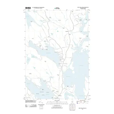 2011 Map of Beech Hill Pond, 2011 Print
