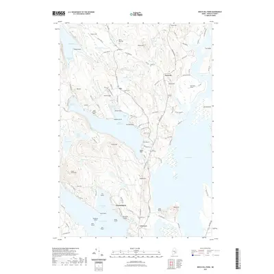 2021 Map of Beech Hill Pond, 2021 Print