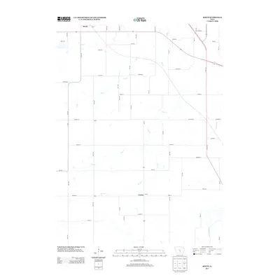 2013 Map of Beech, 2013 Print
