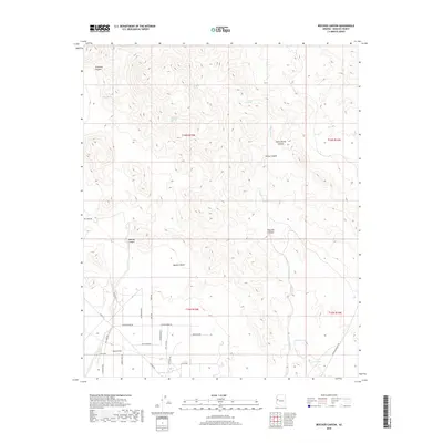 2018 Map of Beecher Canyon, 2018 Print