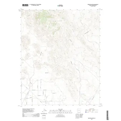2026 Map of Beecher Canyon, 2026 Print