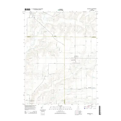 2015 Map of Beecher City, 2015 Print