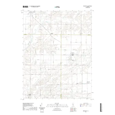 2021 Map of Beecher City, 2021 Print