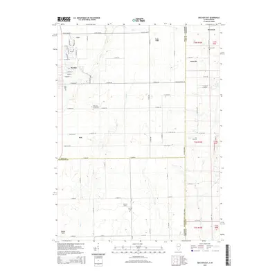 2015 Map of Beecher East, 2015 Print