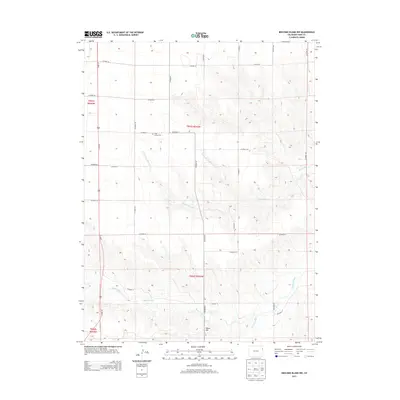 2013 Map of Beecher Island NW, 2013 Print