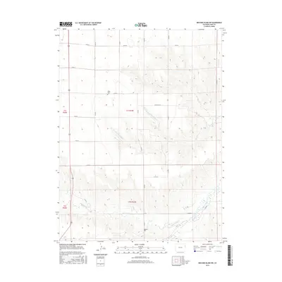 2016 Map of Beecher Island NW, 2016 Print