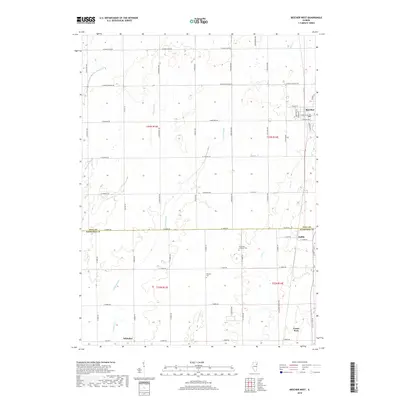 2018 Map of Beecher West, 2018 Print