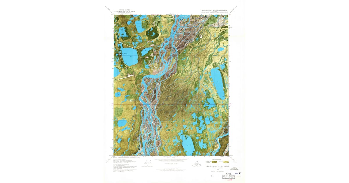 1970s Maps of Prudhoe Bay AK - Beechey Point A 3 Ne North Slope County Ak Usgs Topo 1970 P1971 Og 1200x630 
