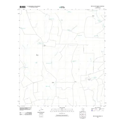 2010 Map of Beef Hollow Creek, 2010 Print