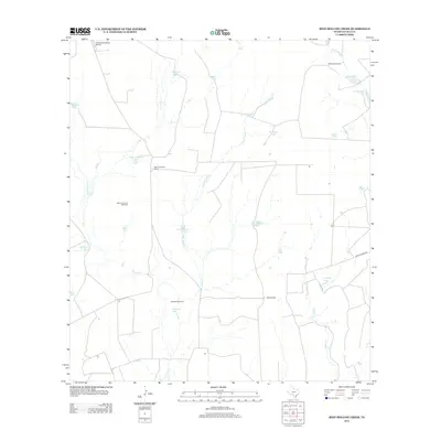 2013 Map of Beef Hollow Creek, 2013 Print