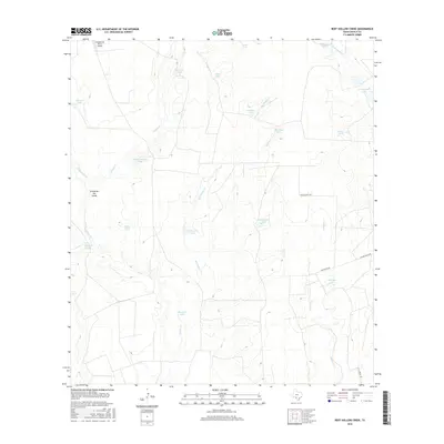 2016 Map of Beef Hollow Creek, 2016 Print