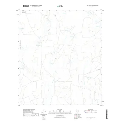 2019 Map of Beef Hollow Creek, 2019 Print