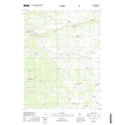 2018 Map of Beegum, 2018 Print