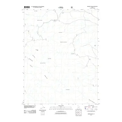 2011 Map of Beehive Peak, 2011 Print