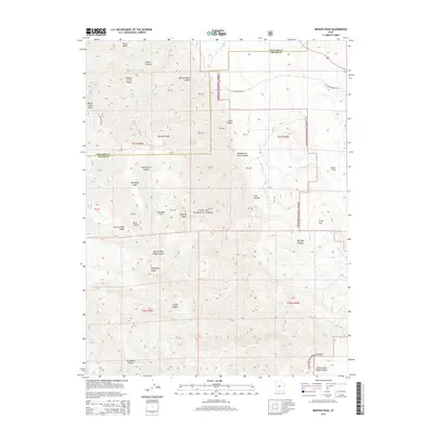 2014 Map of Beehive Peak, 2014 Print